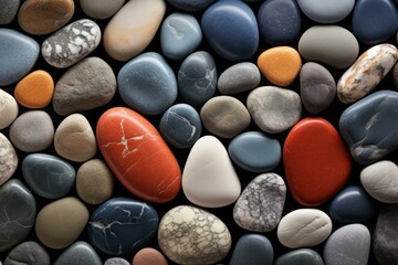 Neutral Stone background beige stage. Scene cosmetic. Generate Ai