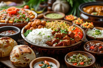 An eclectic array of fusion cuisine