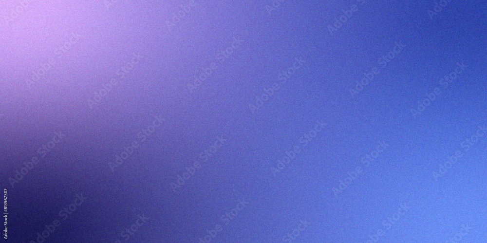 Poster abstract dark blue and purple vibrant color gradient with dark grainy noise and texture. pastel colo