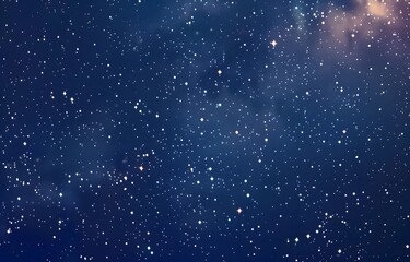 Obraz premium The landscape of the beautiful universe starry galaxy 