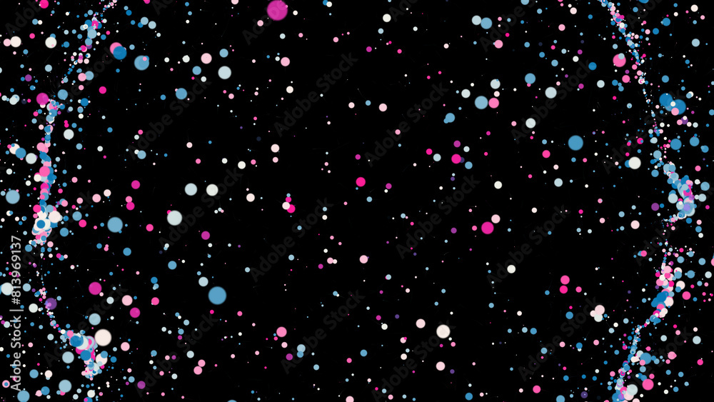 Wall mural abstract background made of particles of different sizes