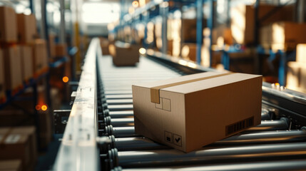 Sustainable e-commerce practices showcased in a zero-waste packaging facility.