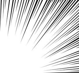 Manga Speed Lines Effect