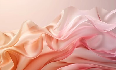 A smooth, uniform background with a soft gradient from light beige to rose gold.