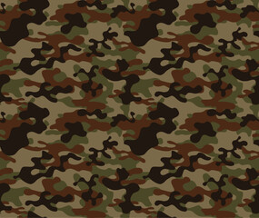 
Military camouflage vector pattern, modern army background