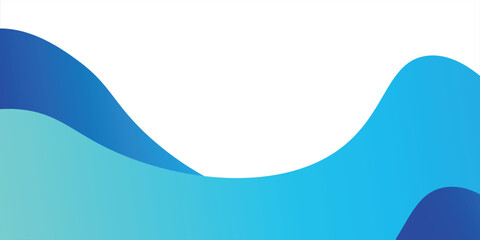 Abstract blue vector background with wave vector