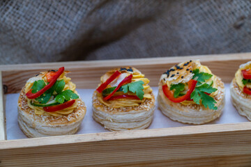 Table set for easter meal