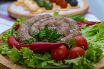 Table set for easter meal