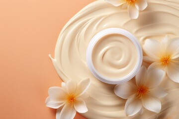Fototapeta na wymiar Cosmetic cream in jar