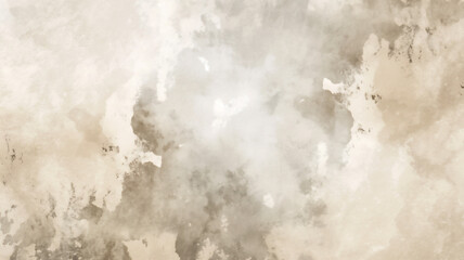 Old paper faded and worn texture background with muted colors, beige, cream white and light grey