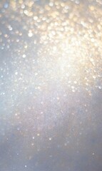 sparkled glitter in soft light, in the style of uhd image, gossamer fabrics, dreamy pointillism, Silvery white --no people --no face