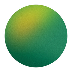 Green-hued multicolored spherical gradient with a grainy texture