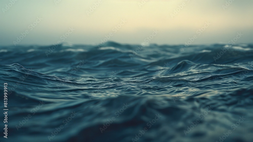 Poster close up view of water waves. suitable for backgrounds or nature concepts