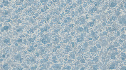 Obraz premium Variety blue botanic lines patterns on white background.