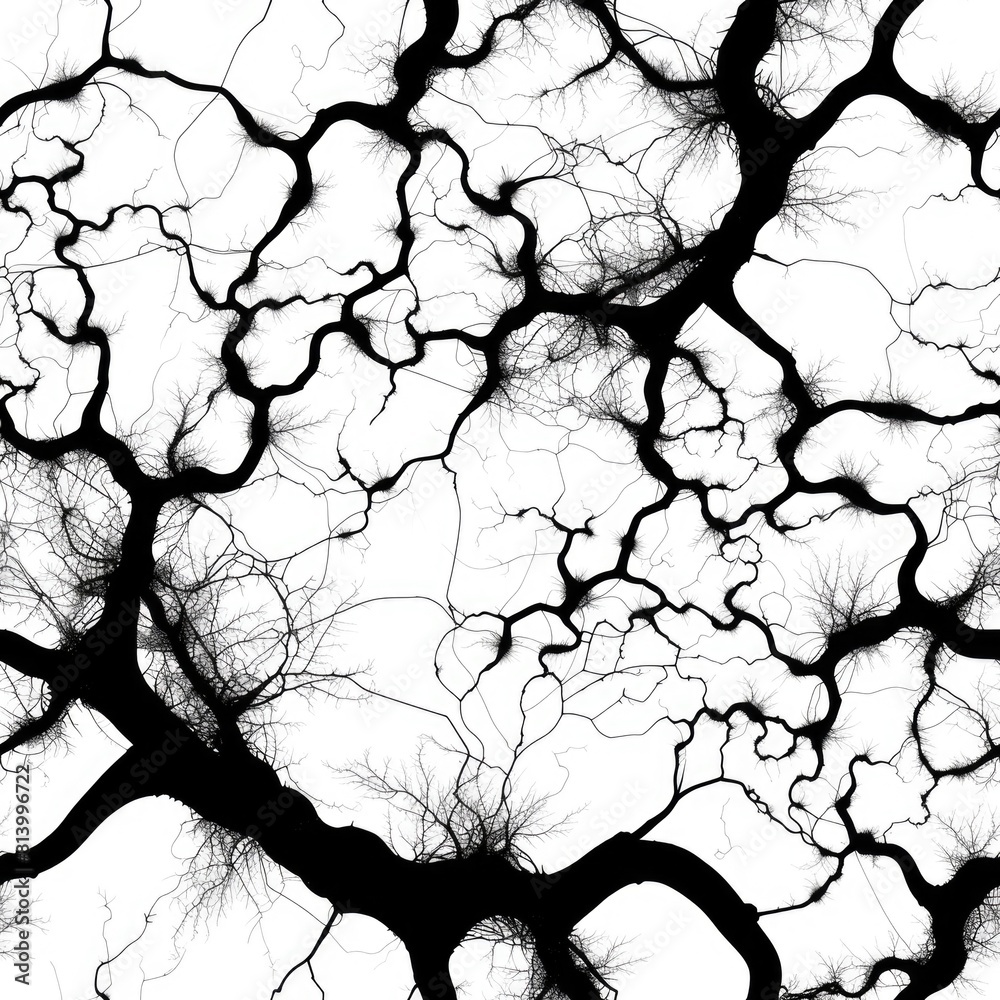 Aufkleber a monochrome image of a tree. suitable for nature-themed projects