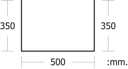 rain gutter 350x500x350mm