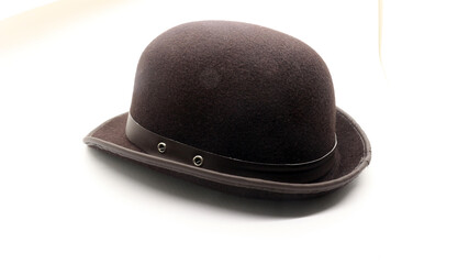 Close up of Indonesian girl scout hat isolated