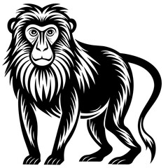 illustration of a lion