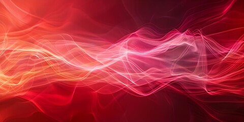 Fototapeta premium Neon lines bring life-like vibrancy: resembling a living entity. Concept Neon Lights, Vibrant Colors, Lively Illumination, Urban Aesthetics, Futuristic Atmosphere