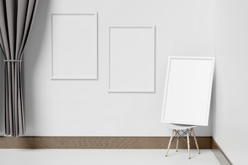 Blank Wall Frame Mockup