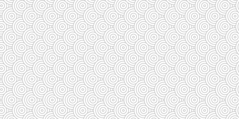 Overlapping Pattern Minimal diamond geometric waves spiral and abstract circle wave line. White and gray creative seamless tile stripe geometric create retro square line backdrop pattern background.