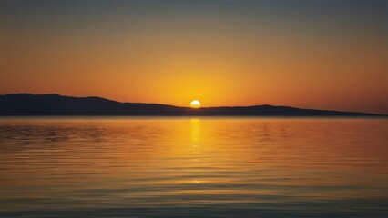 Obraz premium golden sunset