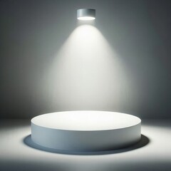 Sleek Spotlight- Modern Minimalist Podium Design for Sophisticated Showcasing