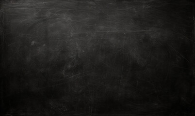 Textured blackboard surface with scratch marks, ideal for educational backgrounds, school-related designs. Realistic, black school board texture.