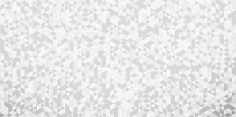 Vector abstract geometric diamond triangle pattern seamless technology gray and white background. Abstract geometric pattern gray Polygon Mosaic triangle Background, business and corporate background.