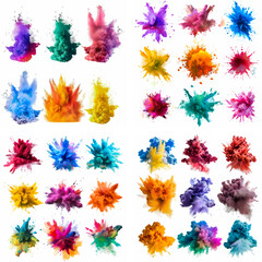 splatter spot stain dye splashing explosion ink movement rainbow spray colourful smoke textured