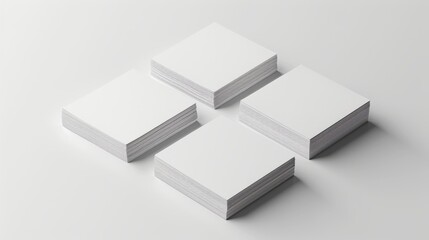 Set of Business Cards Mockup hyper realistic 