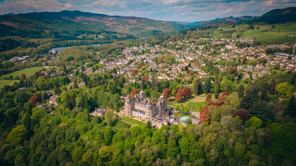 Fototapeta na wymiar Atholl Palace, Pitlochry, Scotland