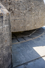 Bunker de la Pointe du Hoc, site du débarquement de Normandie à Cricqueville-en-Bessin