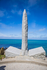 La Pointe du Hoc, site du débarquement de Normandie à Cricqueville-en-Bessin