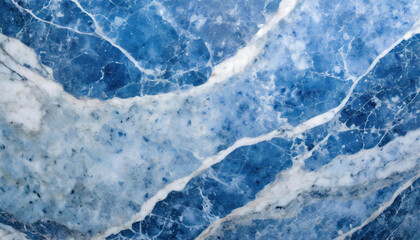 Marble surface with bluish and white tones, texture, background.