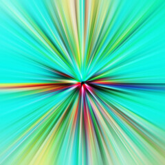 Obraz premium Colorful zoom motion effect. Abstract background. Color lines. Colored texture backdrop and banner. Multi color gradient pattern and textured wallpaper.