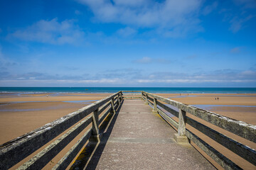 Plage du débarquement de Omaha Beach à Vierville-sur-Mer