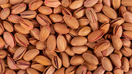 Pistachio texture. Green fresh pistachios as texture