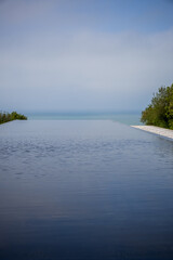 Fontaine dans le Cimetière Américain de Normandie
