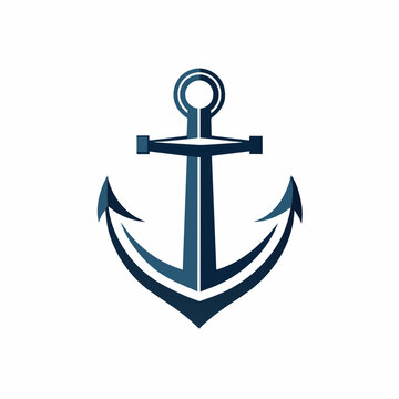 recommend clip art: anchor icon isolated on white