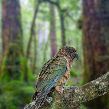 flightless parrot , Kakapo parrot