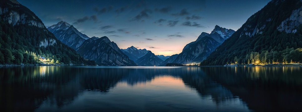 Koenigssee is the deepest and cleanest lake in Germany,