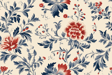 Ethnic floral zentangle, doodle seamless background. Beautiful doodle art flowers. Hand drawn herbal design elements. Multicolored pattern.