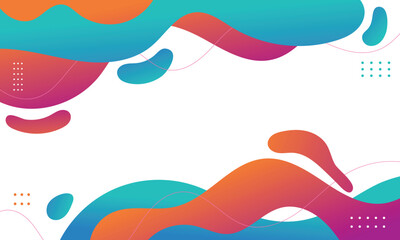 Abstract fluid background gradient moving flowing wavy