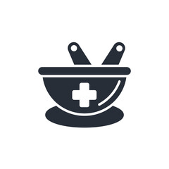 pharmacy icon. vector.Editable stroke.linear style sign for use web design,logo.Symbol illustration.