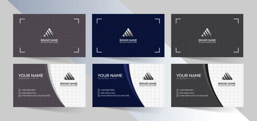 Set of business cards