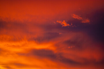 fire in the sky