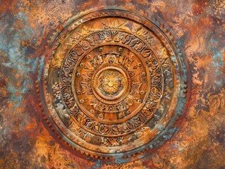 Fototapeta premium rusty metal plate