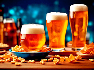 social media banner design, Celebrating beer festival 