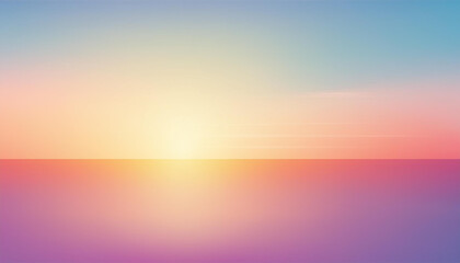 Fototapeta premium Sunset or sunrise abstract background with pastel gradient colors. Gradient mesh.